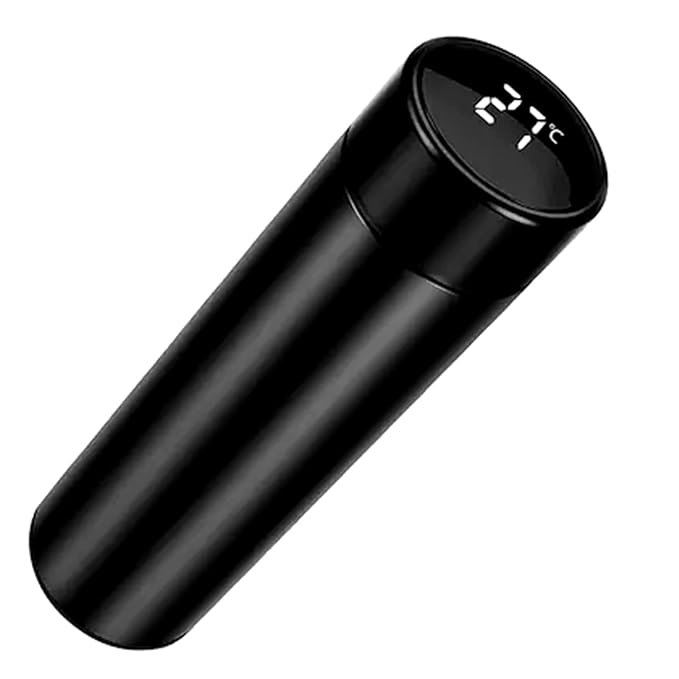 Stainless Steel Vacuum Flask Water Bottle, with Temperature Display