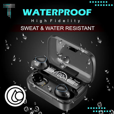 Earbuds M10 Upto 48 Hours Playback with Power-Bank and ASAP Charge (M10 B)